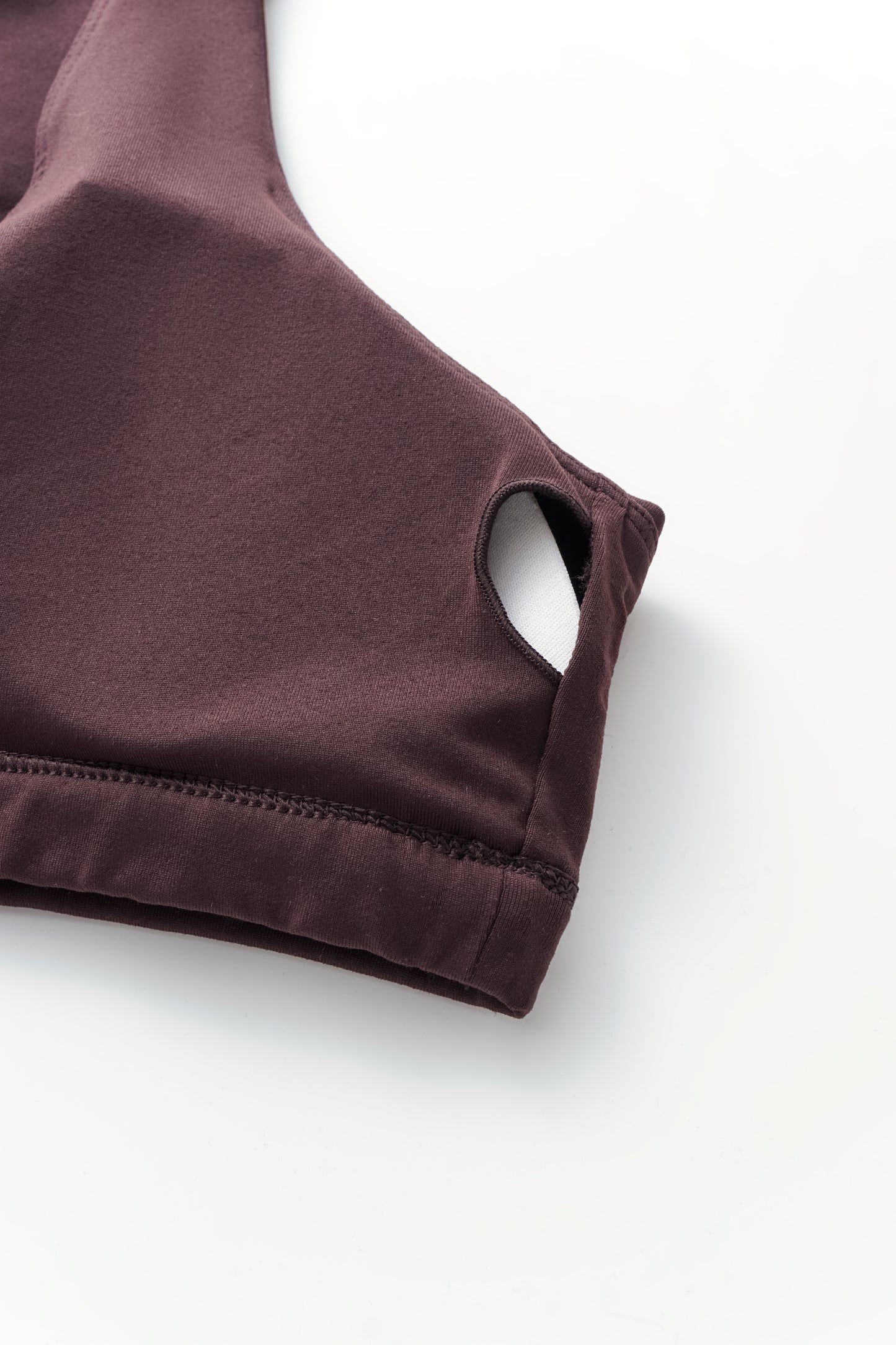 PLUM BROWN SPIRAL BRA